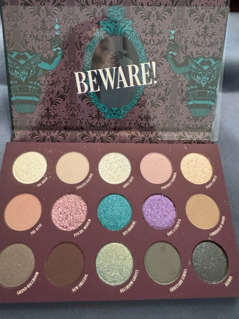 ColourPop Welcome Foolish Mortals Palette - Teal & Purple Eyeshadow - Picture 2 of 3